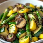 Flavorful Asparagus with Zucchini and Squash