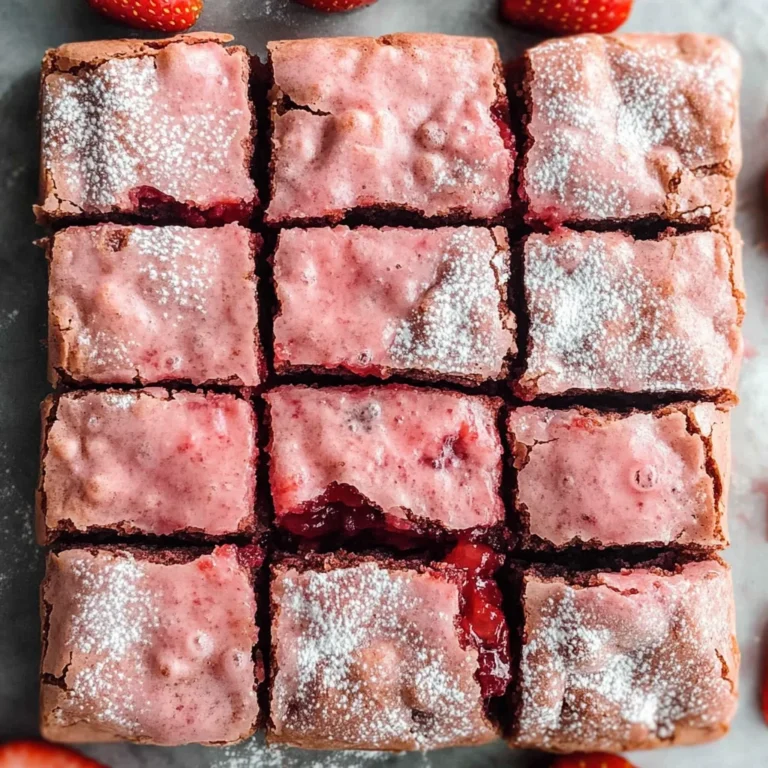 Strawberry Brownies