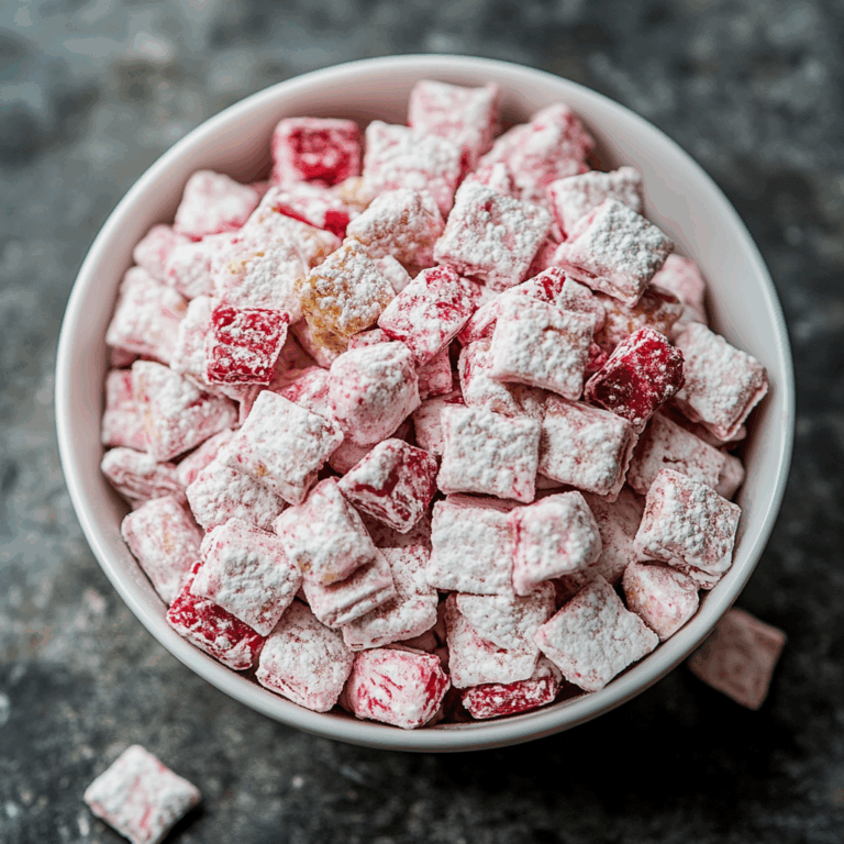 Cherry Cheesecake Puppy Chow