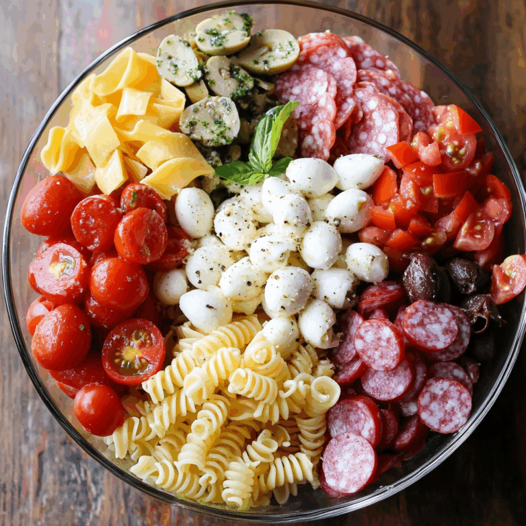 Easy Italian Antipasto Pasta Salad