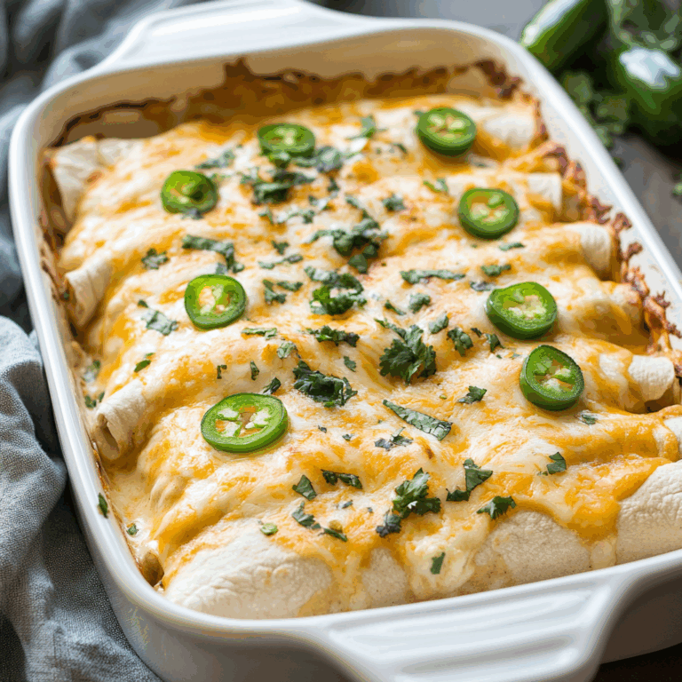 Jalapeño Popper Cheesy Chicken Enchiladas : Creamy, Spicy, and Irresistibly Flavorful!