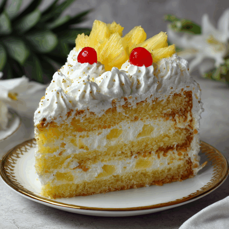 Juicy Pineapple Heaven Cake