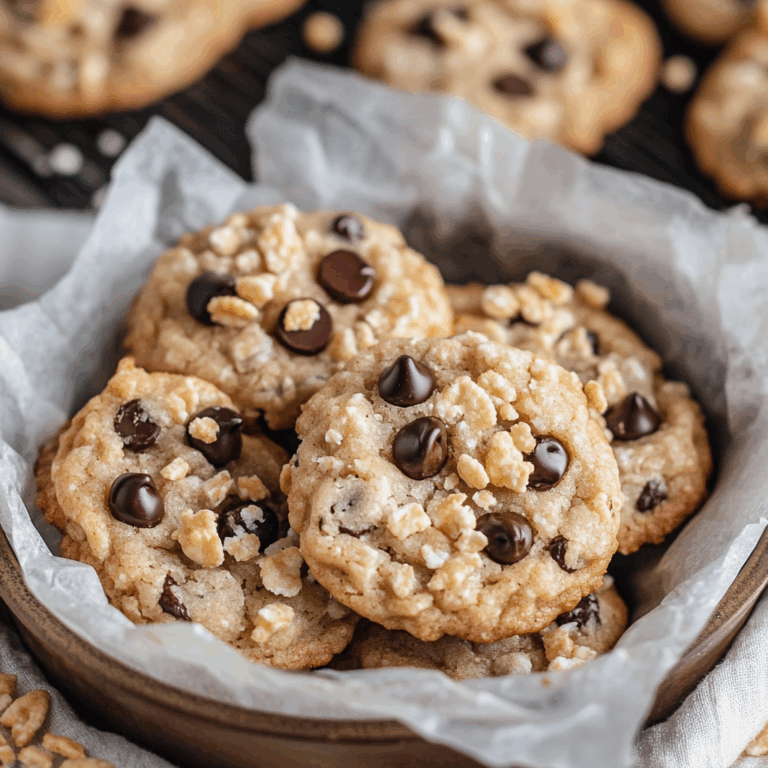 Rice Krispie Chocolate Chip Cookies