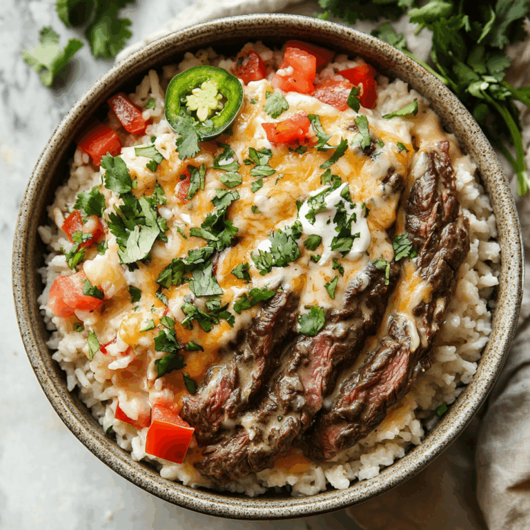 Steak Queso Rice : A Flavorful Recipe