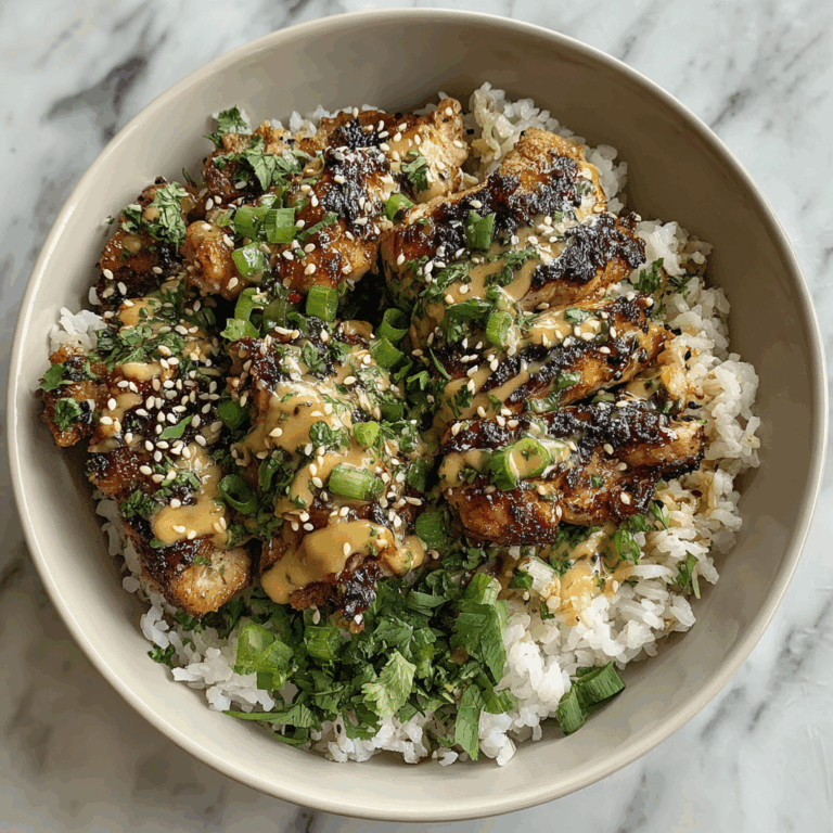 Sticky Chicken Bowls Recipe