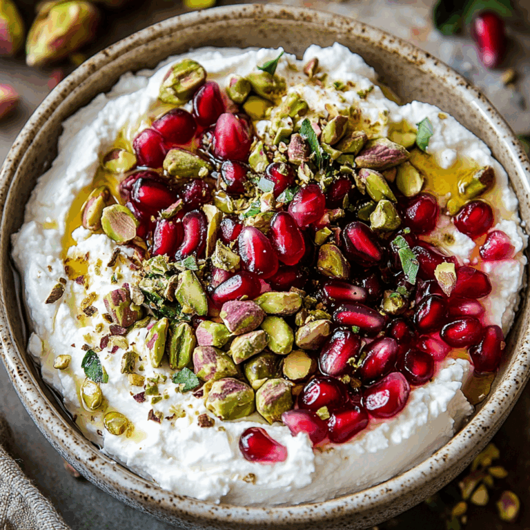 Pomegranate Pistachio Whipped Feta