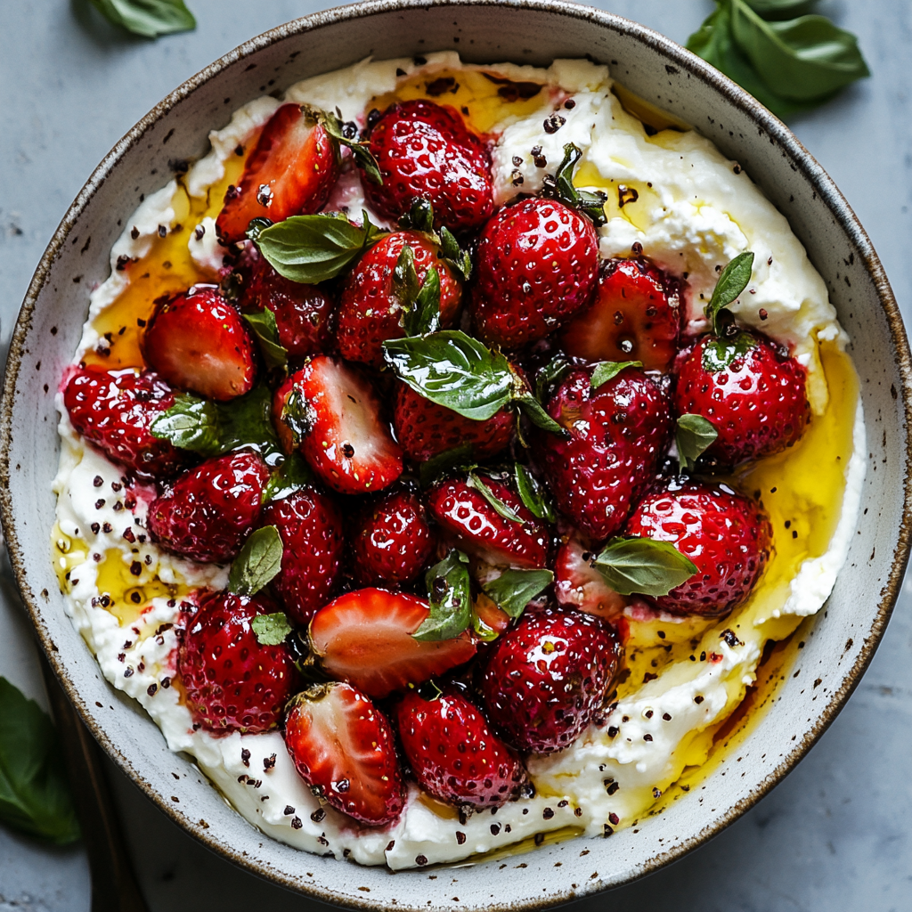 Whipped Feta with Roasted Strawberries: A Flavorful Delight You Can’t Resist