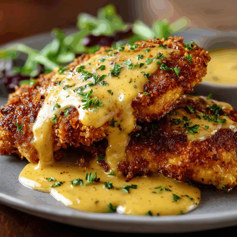 Pretzel Chicken with Mustard-Cheddar Sauce: An Amazing Ultimate Recipe