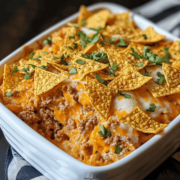 White Trash Casserole with Doritos: The Best Quick Fix Dinner