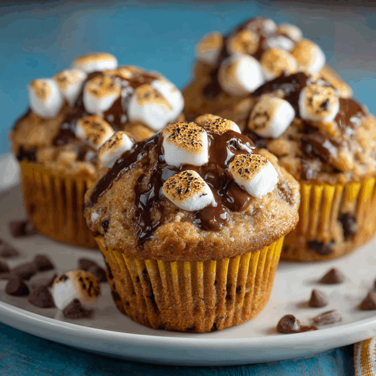 Banana S’mores Muffins