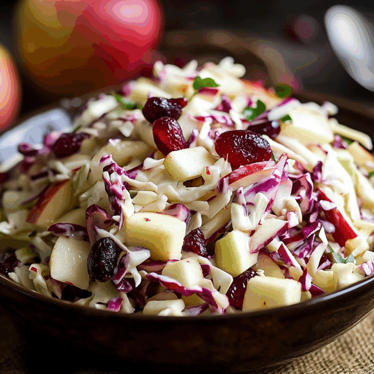 Cranberry Apple Coleslaw: A Delicious & Healthy Recipe