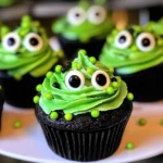 Halloween Slime Cupcakes