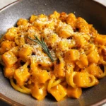 Roasted Pumpkin and Garlic Pasta
